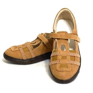 SURE FIT ORTHOPEDIC LEATHER TAN SHOE SIZE 10M NEW!